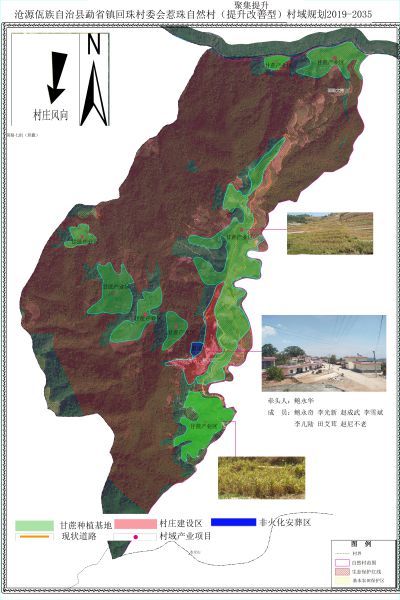 沧源县勐省镇回珠村委会惹珠自然村村域规划图