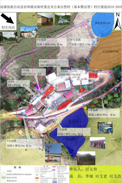 沧源佤族自治县岩帅镇安海村委会央公来自然村村庄规划图-Model