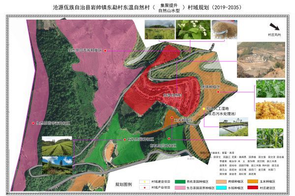 附件2 岩帅镇东勐村委会东温村域规划图示意图