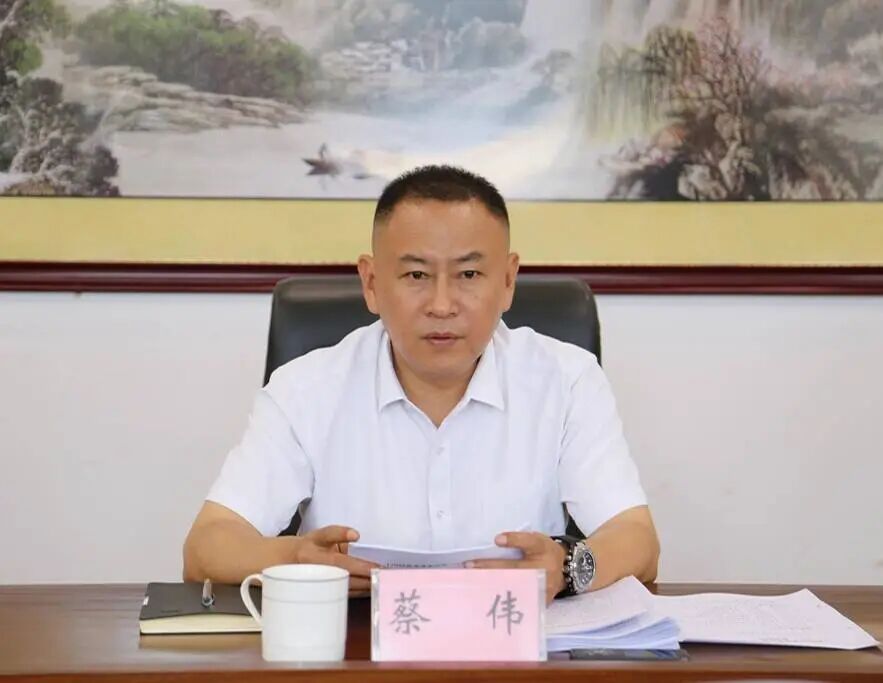 县委常委会召开会议 蔡伟主持